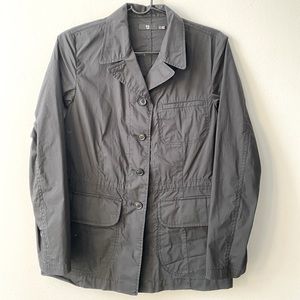 J+ Uniqlo lightweight jacket black